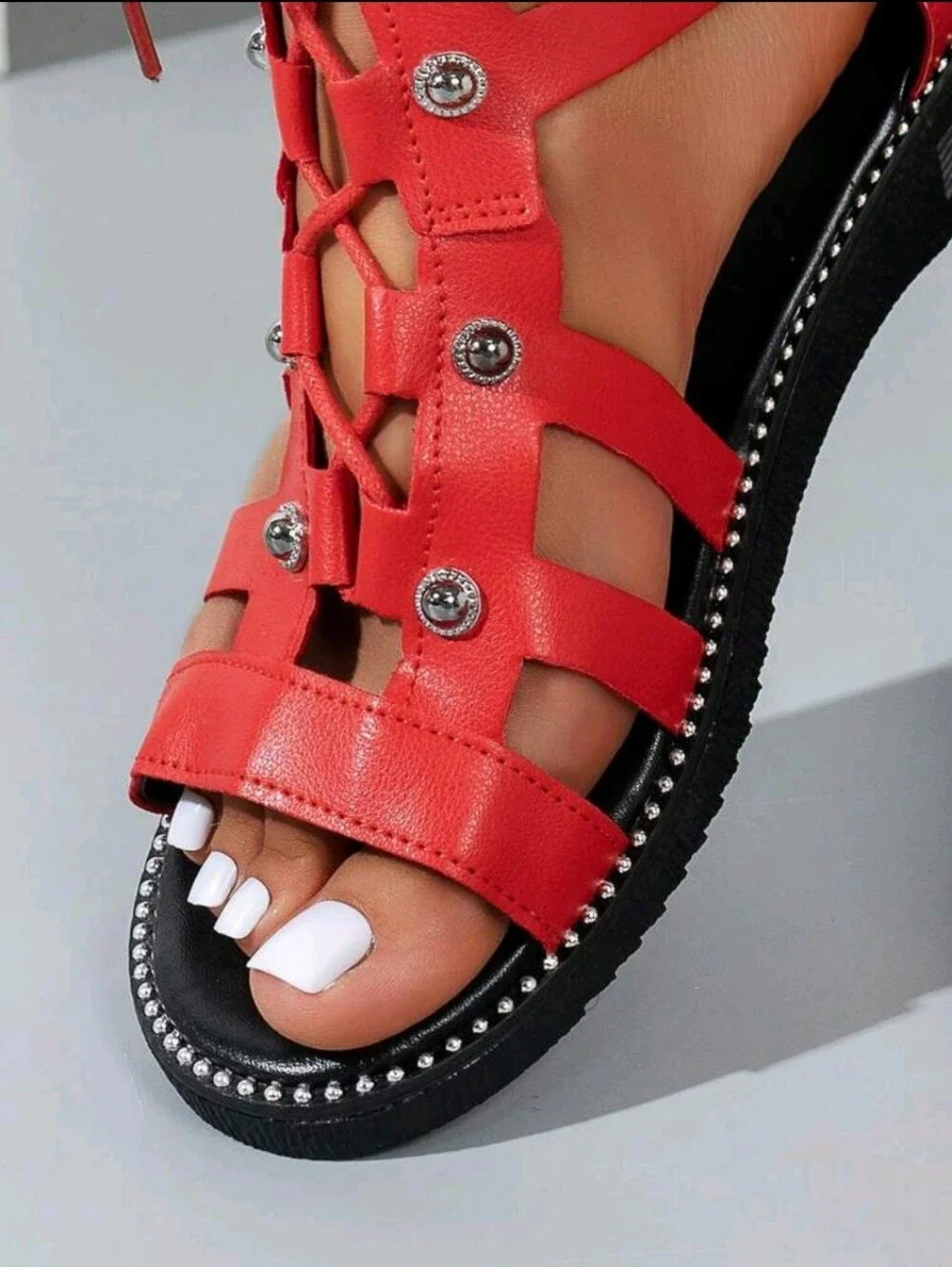 ●●SELLING FAST●●NEW Open-Toe Lace-Up Sandals
